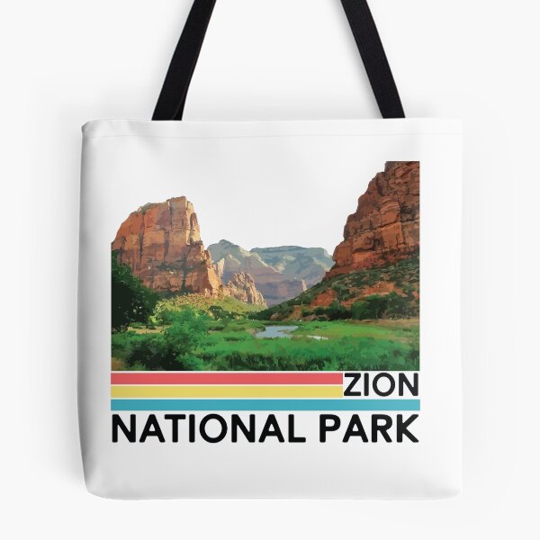 Item preview, Vintage Zion National Park Retro Utah Mountain T-Shirt designed and sold by mrsmitful.