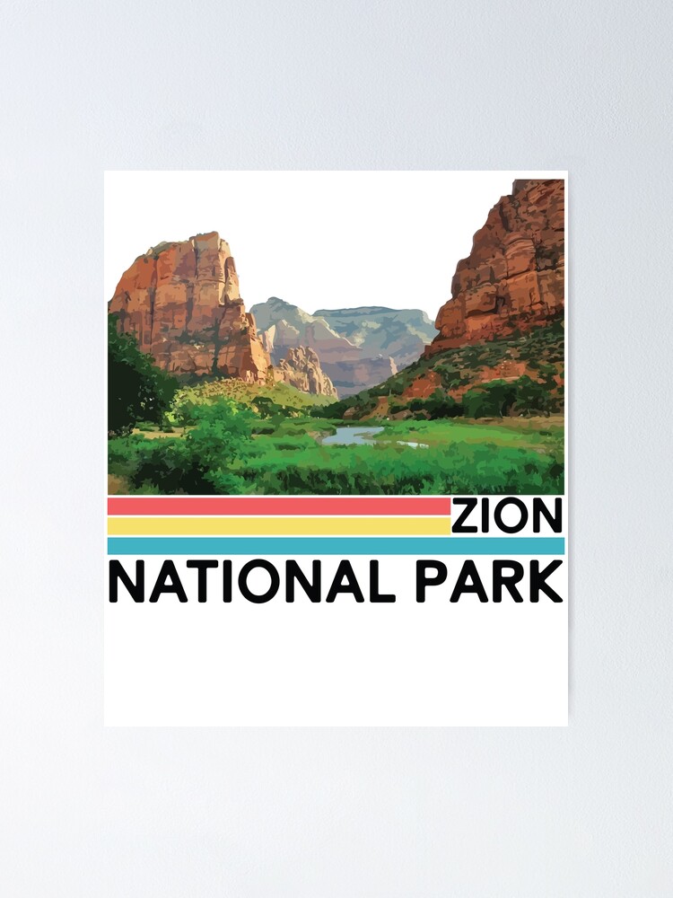 Vintage Retro Zion National Park Utah Mountain T Shirt Vintage Retro Zion National Park Utah Mountain T Shirt