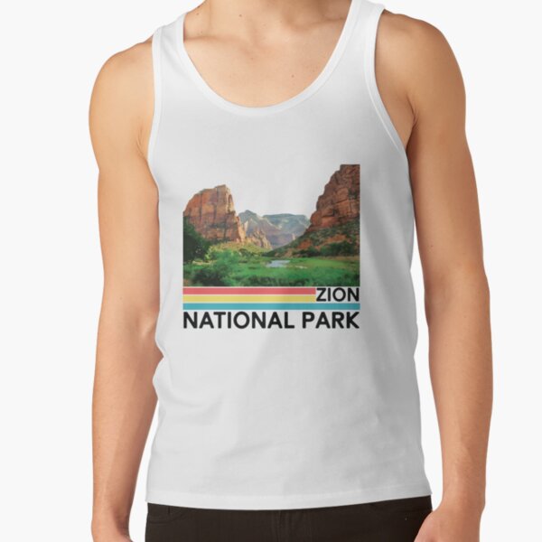 Vintages Zion Nationalpark Retro Utah Gebirgst-shirt Tank Top