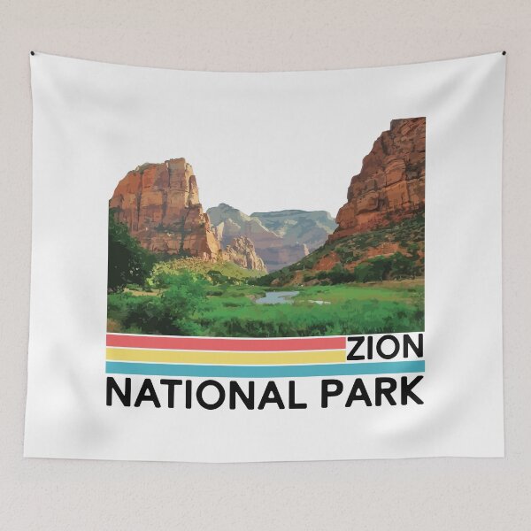 Item preview, Vintage Zion National Park Retro Utah Mountain T-Shirt designed and sold by mrsmitful.