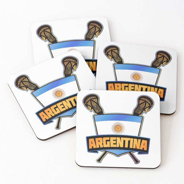Item preview, Argentina Lacrosse, Argentine Flag, LAX designed and sold by gamefacegear.