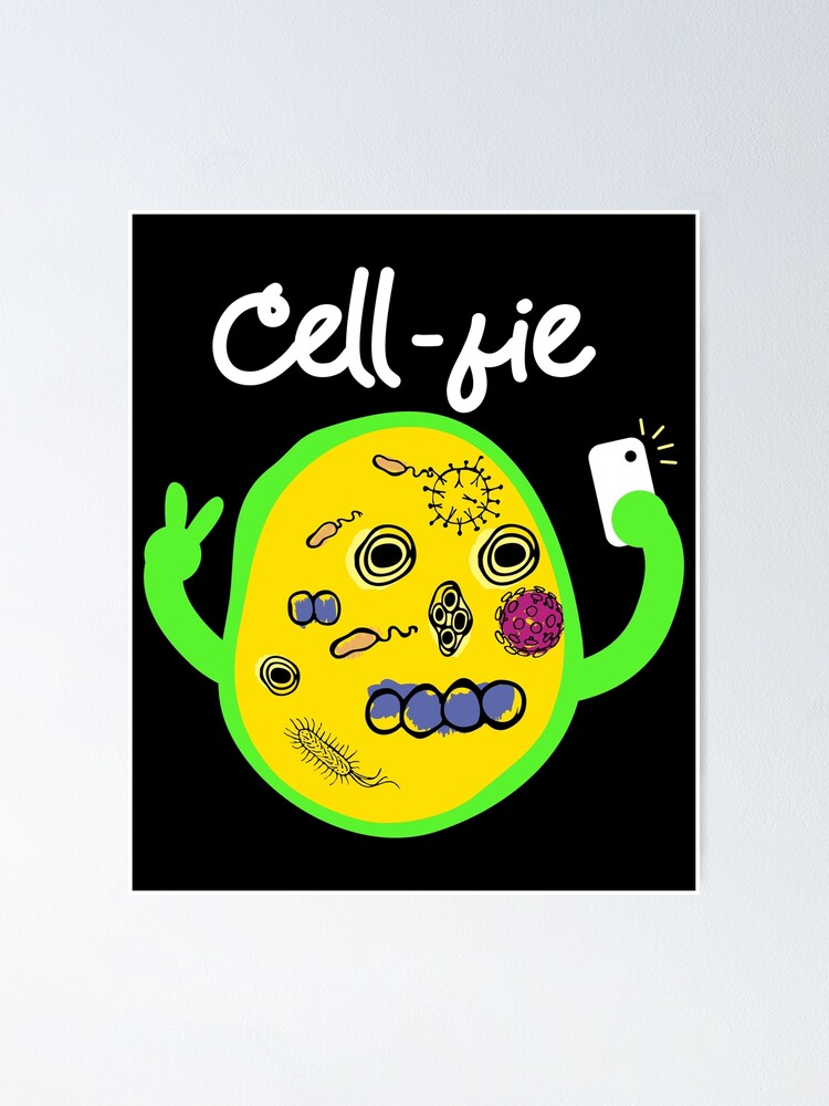 Funny Science Tee - Cell-Fie - For Biology And Chemistry