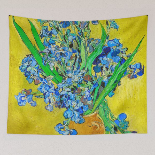 Item preview, Irises by Vincent Van Gogh (Digitally Enhanced)  designed and sold by Mr. Gattax.