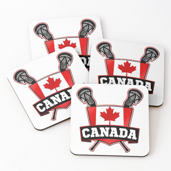 Item preview, Canada Flag Lacrosse Logo, Canadian, LAX designed and sold by gamefacegear.