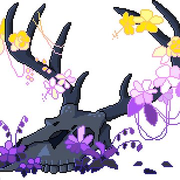 Artwork thumbnail, Non-binary Deer Pride Skull (requested) by OceanicScribble