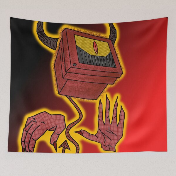 Item preview, TvHead Character: Devil 2 (colored) designed and sold by pitou-is-god.