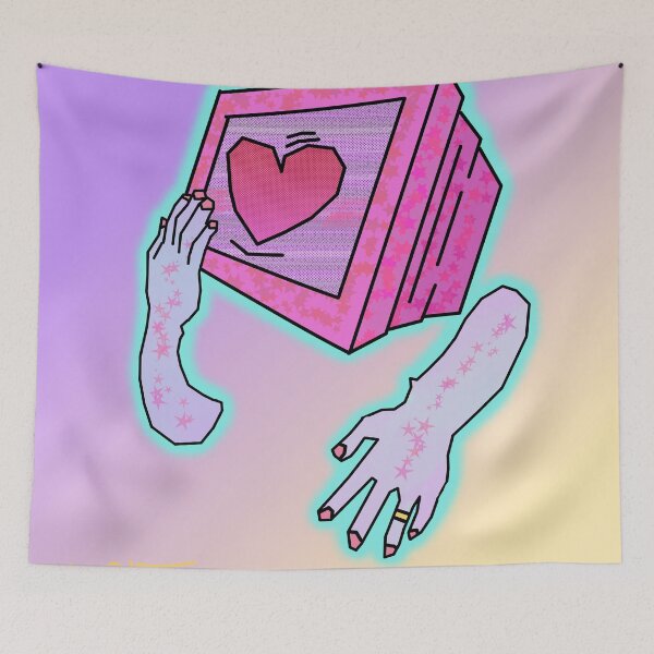 Item preview, TvHead Character: In Love 2 (colored background) designed and sold by Obzart.