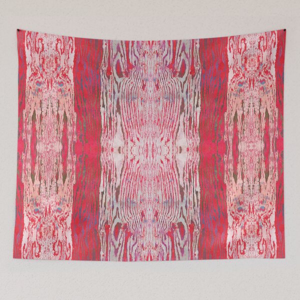 Item preview, Modern Faux Bois Woodgrain Pattern in Red designed and sold by AndreaHelmArt.