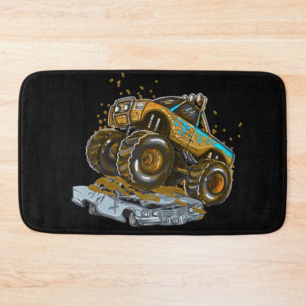 Item preview, Monster Pick Up Truck Crushing a Car Muddy designed and sold by bigraydesigns.