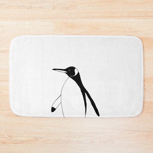 Item preview, Penguin Sketch Black Illustration Animal Art designed and sold by Prints Actually.