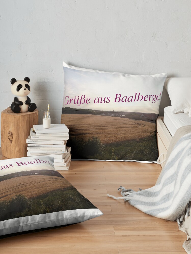 Alternative Ansicht von Grüße aus Baalberge Bodenkissen