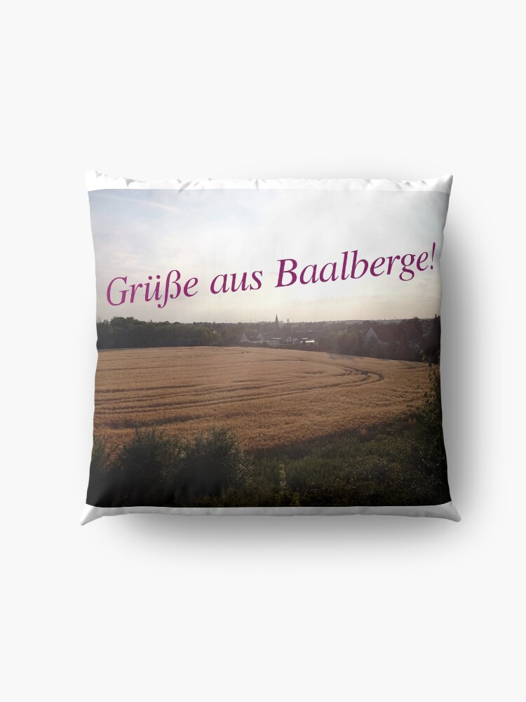 Alternative Ansicht von Grüße aus Baalberge Bodenkissen