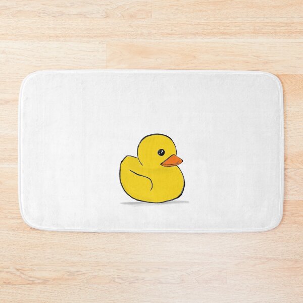 Item preview, Yellow Rubber Duck toy Sketch Illustration Animal Art designed and sold by Prints Actually.