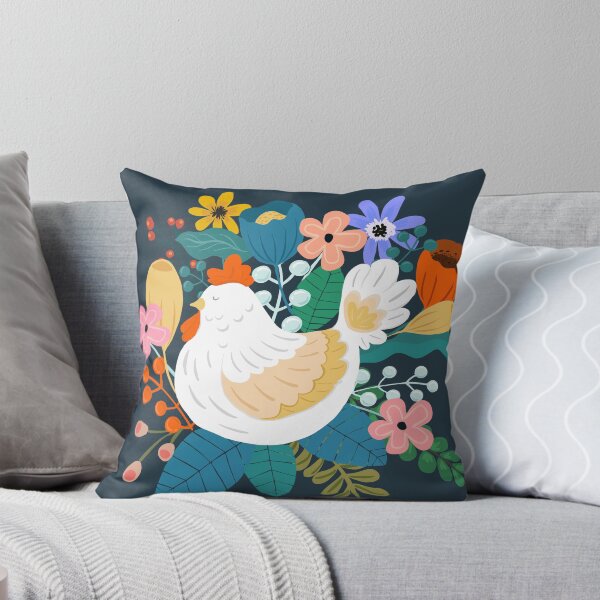 Item preview, A Cheerful Chicken In A Sunny Garden  designed and sold by BunnyThePainter.