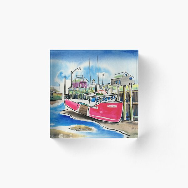 Fundy Tide Hall's Harbour Acrylic Block