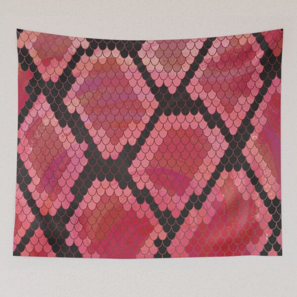 Item preview, Snake Black and Red Print designed and sold by ImagineThatNYC.