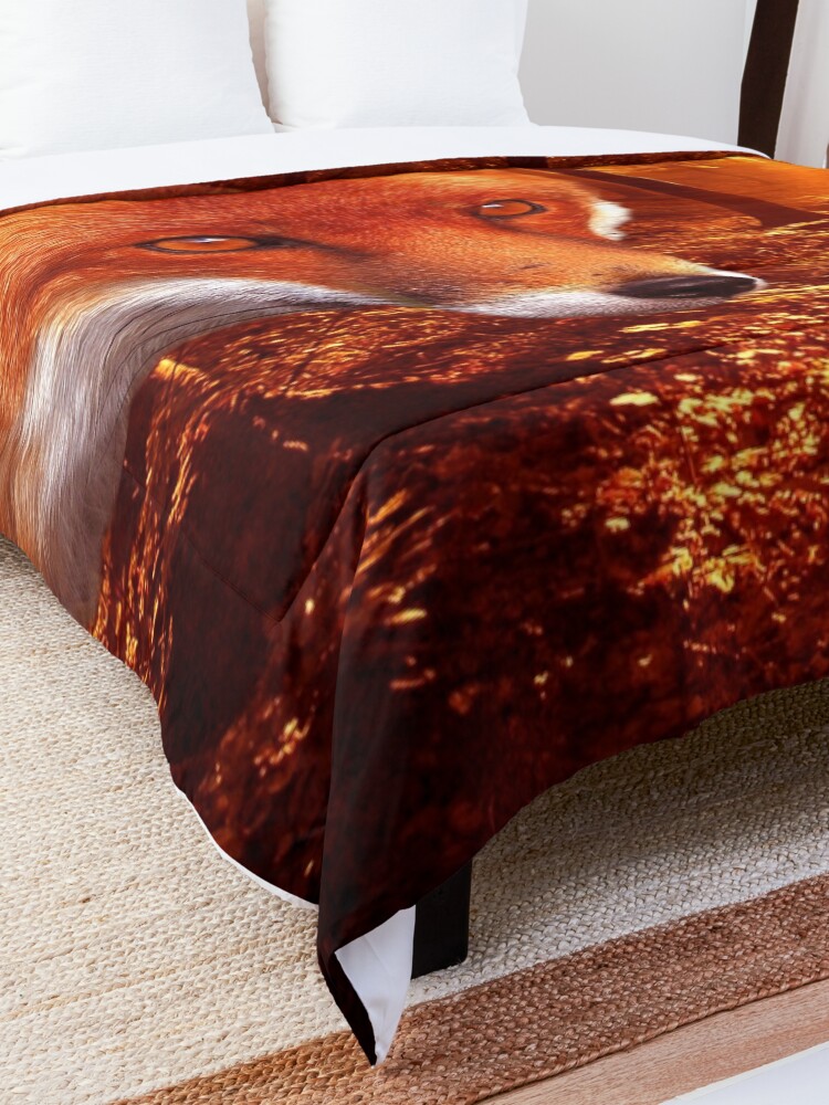Alternate view of Red Fox Comforter