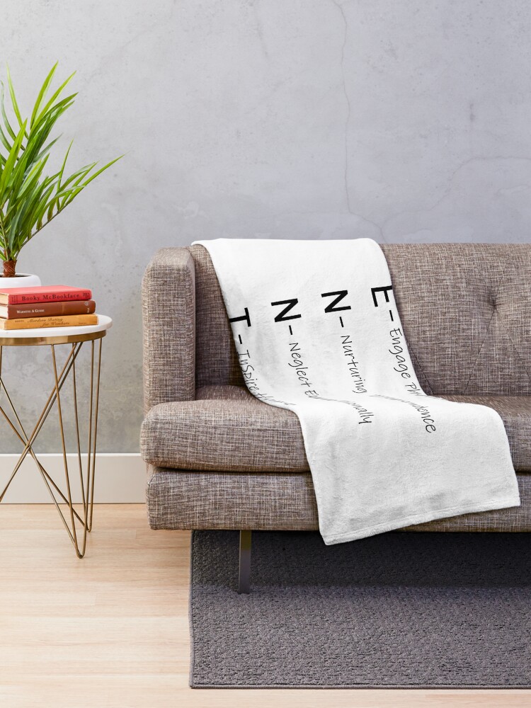 Alternate view of The Dennis System Throw Blanket