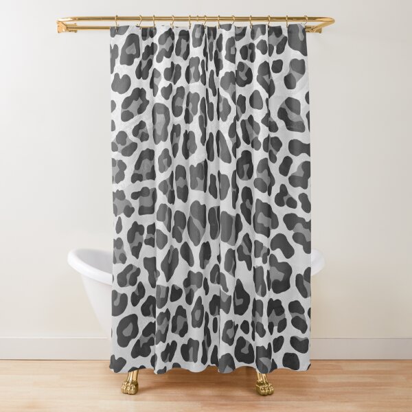 JOOCAR Shower Curtain Wildlife Animal Leopard Asian Pink Cheetah Tiger  Tropical Palm Leaf Jungle Rainforest Bathroom Home Decor with Hooks  72x72inch 