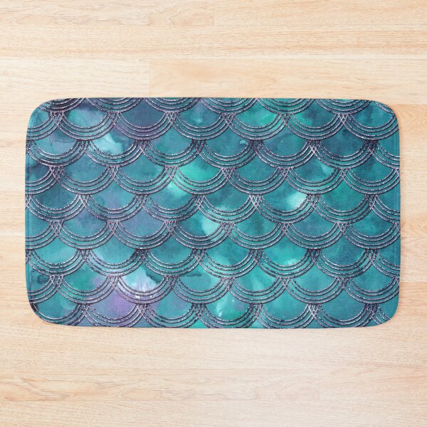 Item preview, Teal Purple Mermaid Scales Glam #1 (Photo of Glitter Only - Not Reflective) designed and sold by Anita's & Bella's Art.
