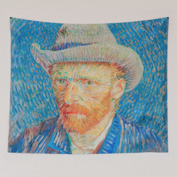 Item preview, Self-Portrait with Grey Felt Hat by Vincent Van Gogh (Digitally Enhanced)  designed and sold by Mr. Gattax.