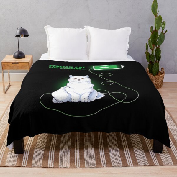 Item preview, Funny Persian Cat Fast Charging  designed and sold by TeeDoozy.