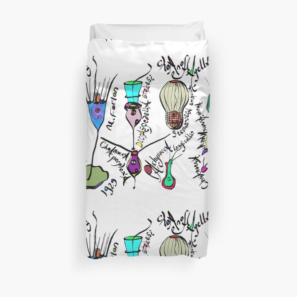 Cheeky Choanoflagellates Duvet Cover