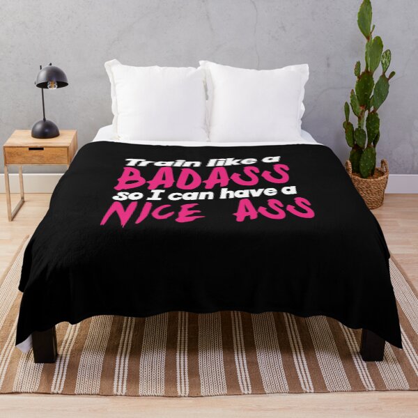 Item preview, Train Like A Badass So I Can Have A Nice Ass - Gym Workout Fitness designed and sold by Superhero Gear.
