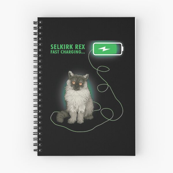 Item preview, Funny Selkirk Rex Cat Fast Charging  designed and sold by TeeDoozy.