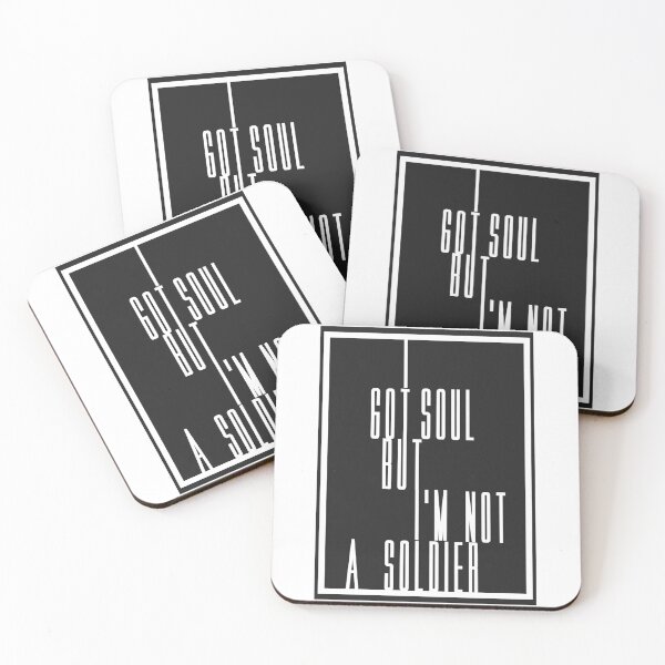Item preview, I Got Soul But I'm Not A Soldier designed and sold by boxoflyrics.