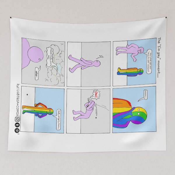Item preview, The "I'm GAY" moment... designed and sold by LGBTQIACOMIX.