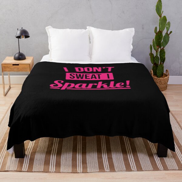Item preview, I Don't Sweat I Sparkle - Workout Motivation Gym Fitness designed and sold by Superhero Gear.