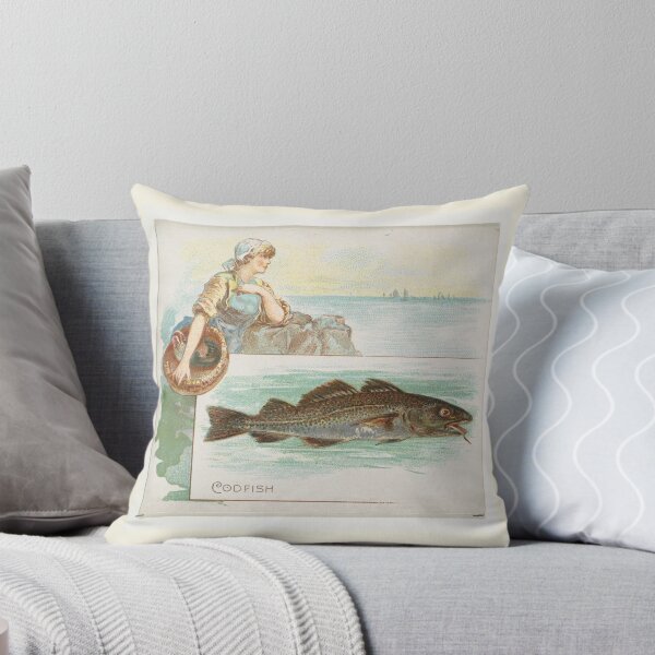Item preview, Vintage Atlantic Cod Fish Illustration (1889) designed and sold by BravuraMedia.