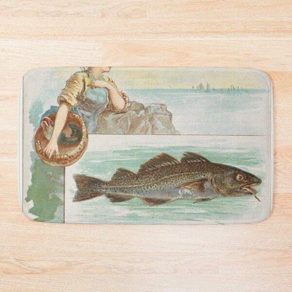 Item preview, Vintage Atlantic Cod Fish Illustration (1889) designed and sold by BravuraMedia.