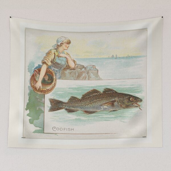 Item preview, Vintage Atlantic Cod Fish Illustration (1889) designed and sold by BravuraMedia.