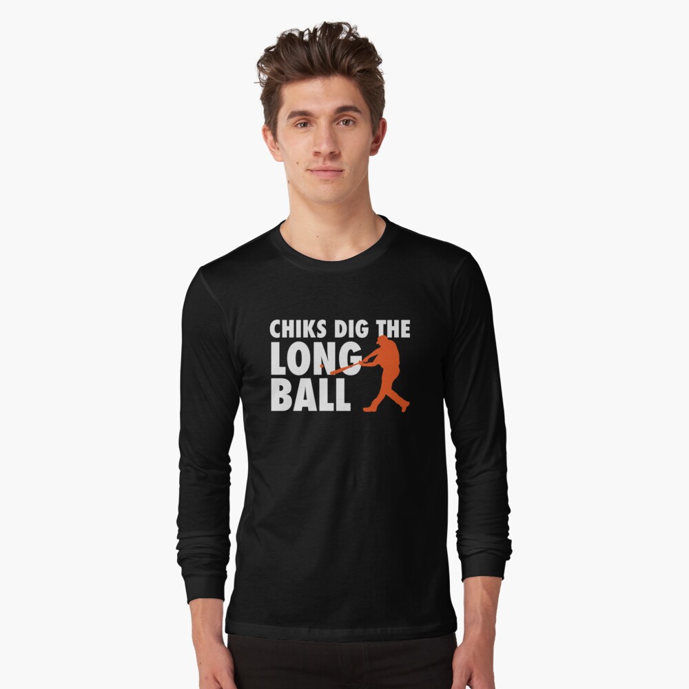  Chicks Dig The Long Ball T-Shirt Funny Baseball Gift