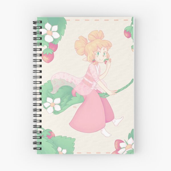 Aperçu de l'œuvre Kimono Fraise créée et vendue par WWFoxStudio.