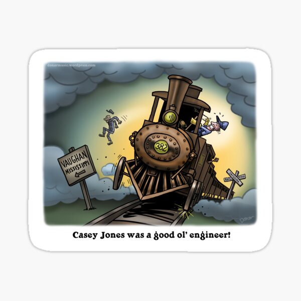 Casey Jones Sticker