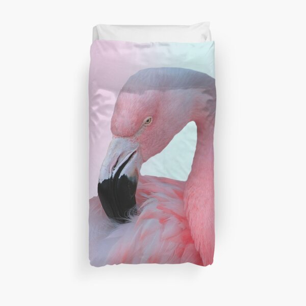 Pink Flamingo Duvet Cover
