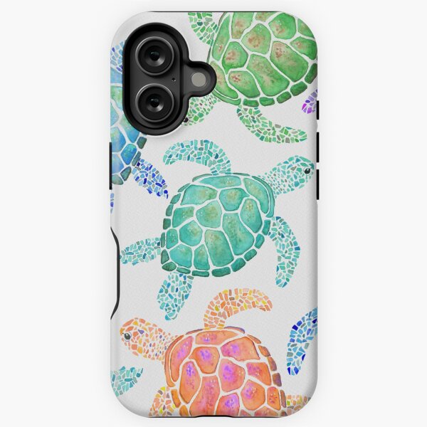 Item preview, Turtle pattern (colour) designed and sold by ellenshawdesign.