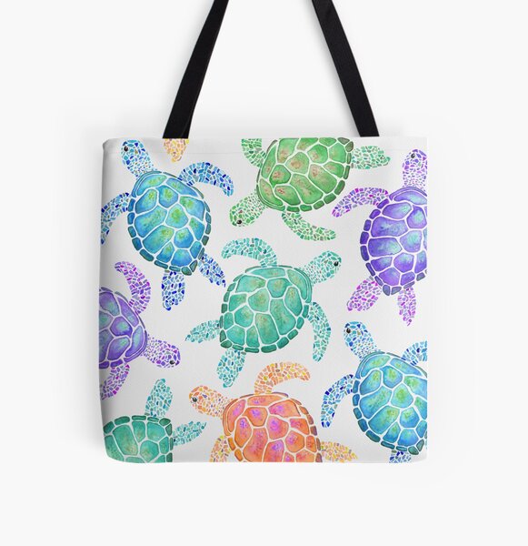 Item preview, Turtle pattern (colour) designed and sold by ellenshawdesign.