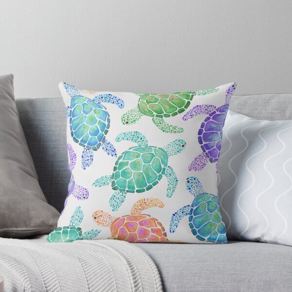 Item preview, Motif tortue (couleur) designed and sold by ellenshawdesign.
