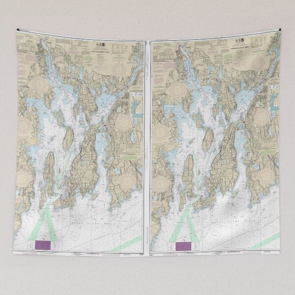 Item preview, Newport Nautical Chart designed and sold by cocreations.
