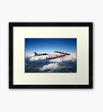 Flying with XH558 and The Reds Framed Print
