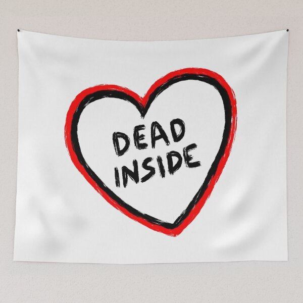 Item preview, Inwardly Dead Heart Satire Dead Inside designed and sold by RAWWR.