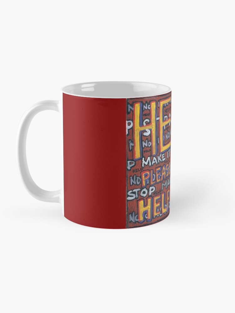 Alternate view of HELP ME - God, Help Me! - Brianna Keeper Painting Coffee Mug