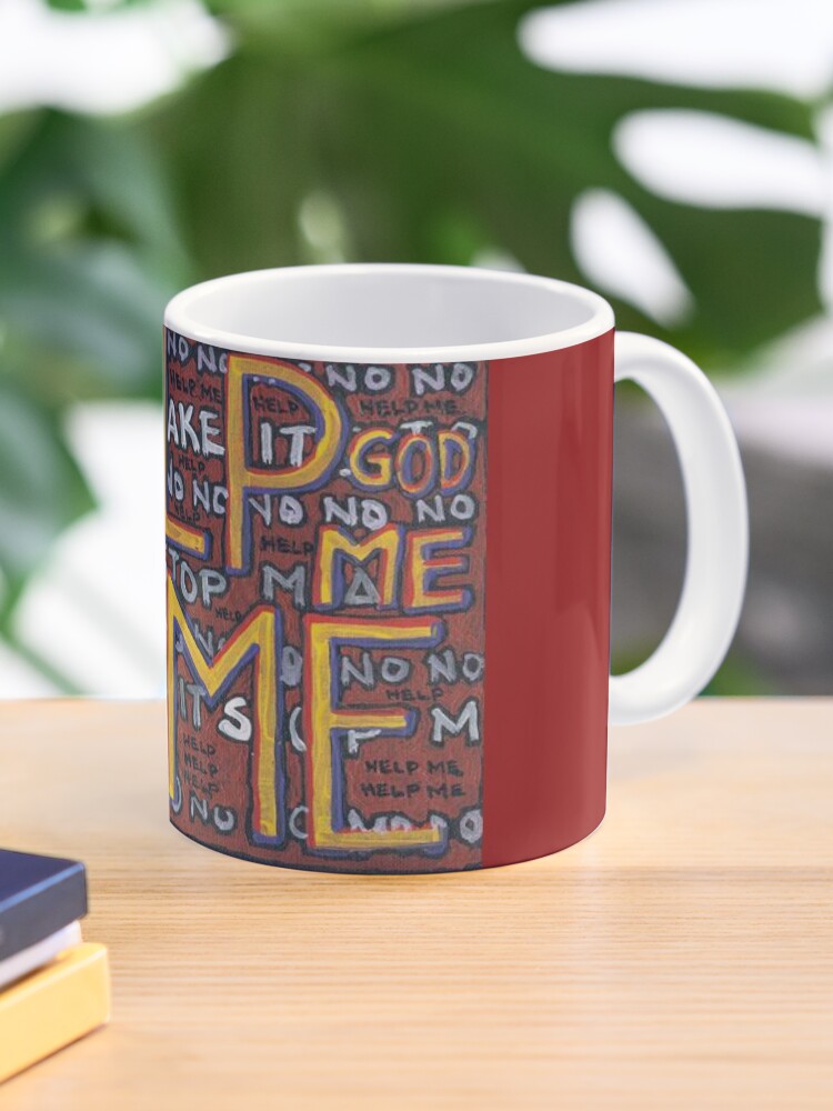 Thumbnail 1 of 6, Coffee Mug, HELP ME - God, Help Me! - Brianna Keeper Painting designed and sold by willpate.