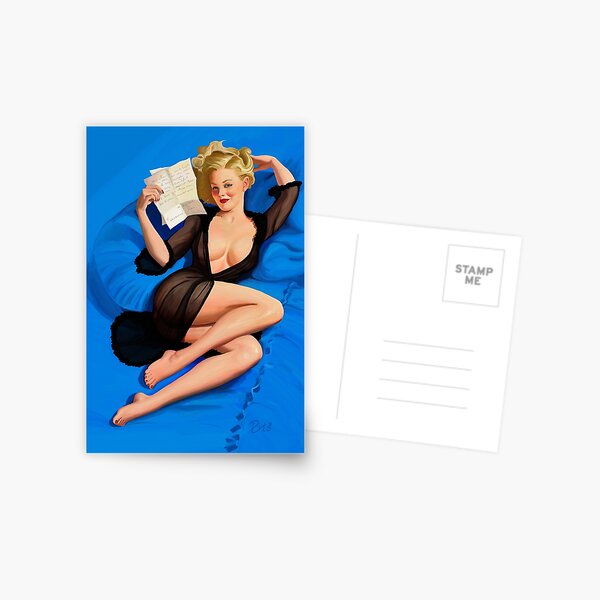 Item preview, Vintage pin up - Am I too good to be true? designed and sold by georgatos.