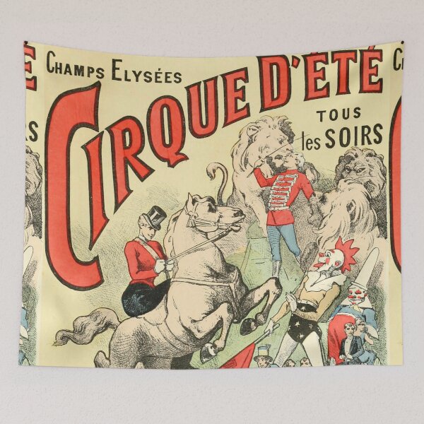 Item preview, Vintage French Circus Poster designed and sold by Vintage Designs +.