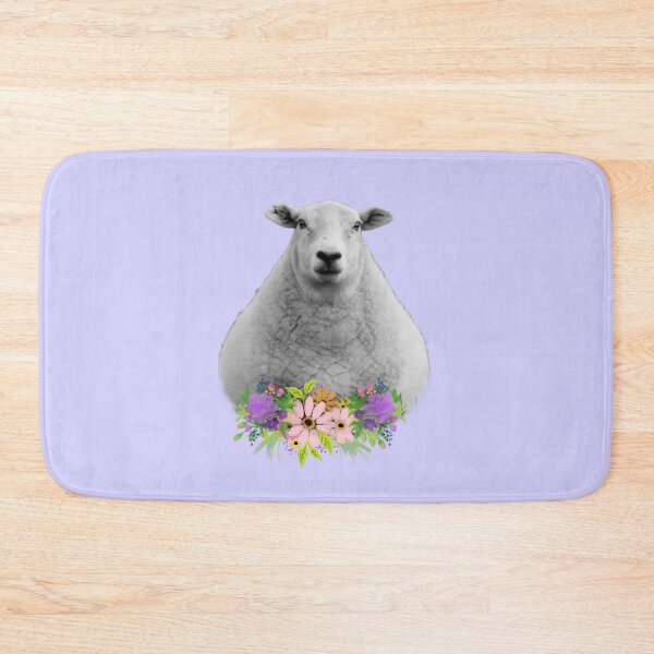 Item preview, Floral Sheep in Field designed and sold by tribbledesign.